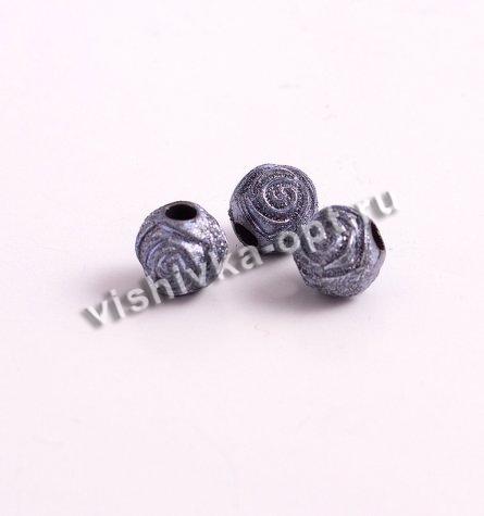 Бусины пластик SZ022 фольга