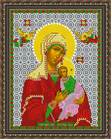 «Светлица» набор для вышивания бисером 8325 «Страстный образ Прсв. Бцы» бисер Чехия 19*24см (1шт) цвет:8325