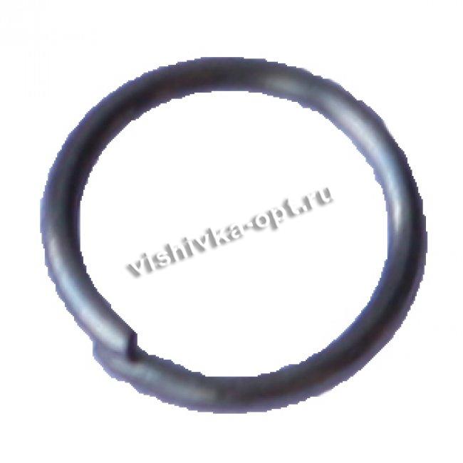 Колечко для бус S14 одинарное d 10мм (50шт) цвет:т.никель
