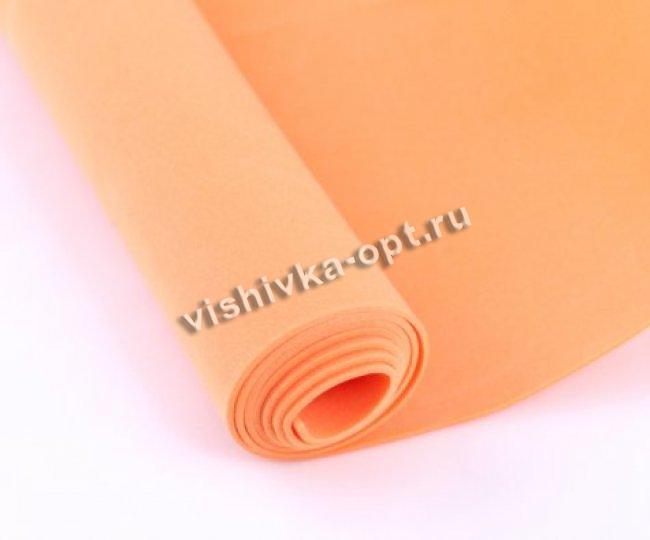 Фоамиран в рулоне 2мм (50*60см) цвет:006-оранжевый