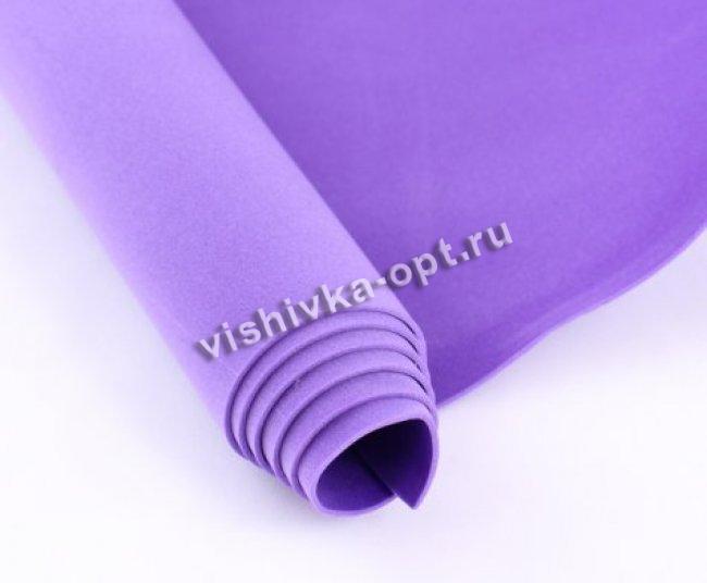 Фоамиран в рулоне 2мм (50*60см) цвет:303-фиолетовый