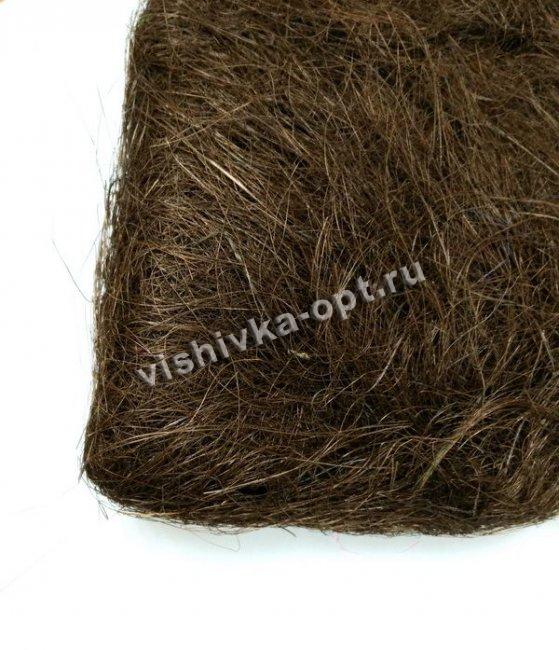 Сизаль - натуральное волокно (100гр) цвет:А028-т.коричневый