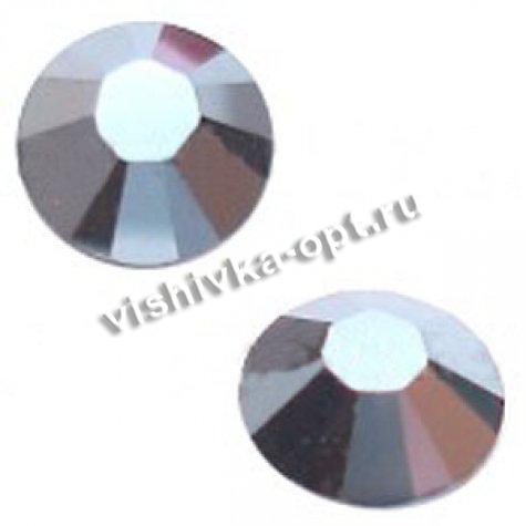 Стразы 2038 SS 8 Silver-Foiled Hotfix (10шт) цвет:280HEM-Jet Hematite